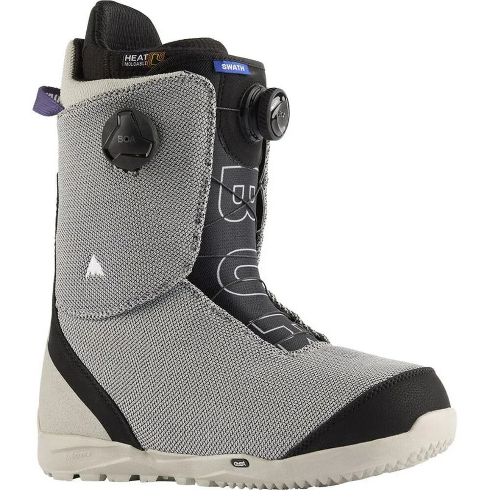 NEW! $380 Burton Swath Mens Snowboard Boots! Size 15 Gray Multi